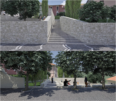 RECUPERO AREA A SUD DI PIAZZA DEL BANCO-CIVITA D'ANTINO (AQ)
