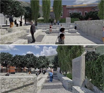 RECUPERO AREA A SUD DI PIAZZA DEL BANCO-CIVITA D'ANTINO (AQ)