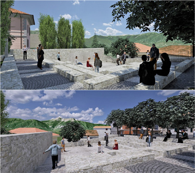RECUPERO AREA A SUD DI PIAZZA DEL BANCO-CIVITA D'ANTINO (AQ)