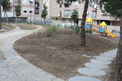 San Basilio nuovo - ROMA- Le corti giardino in costruzione - 